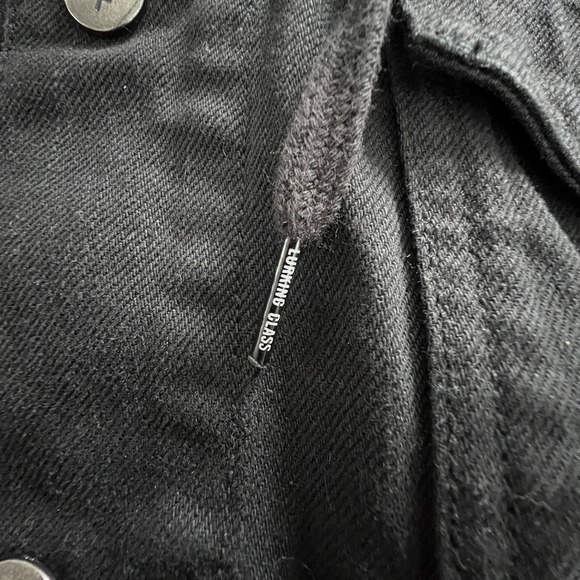 LURKING CLASS By Sketchy Tank Black Denim Panther Cobra Rose Hoodie Jacket M - Picture 9 of 14